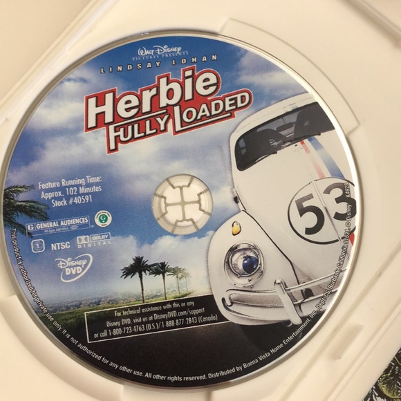 Media Herbie Fully Loaded Dvd Poshmark